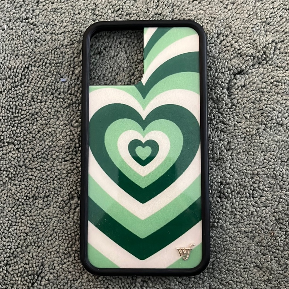 green latte love wildflower iphone 12 pro max case